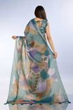 Teal Dream Erode Anmol Silk Saree