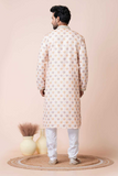 Elegant Mono Cotton-Poly Kurta Pajama Set for Men