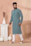 Graceful Georgette Men’s Kurta Pajama Set