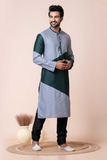 Dual-Tone PS Viscose Kurta Pajama Set for Men