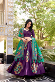 Elegant Tussar Silk Lehenga Set