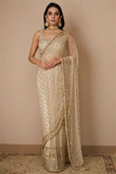 Butterfly Soft Net Saree with Codding & Multi Work Embroidery Lace Border