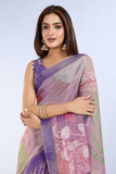 Pastel Floral Erode Anmol Silk Saree