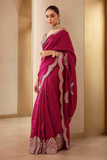 Royal Glam – Pure Soft Vichitra Silk Saree