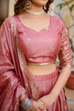 Premium Gold Crush Lehenga Choli Set