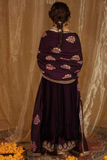 Zarmin Velvet Embroidered Kurti Palazzo Set