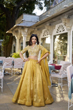 Golden Glory Goldie Silk Lehenga Set