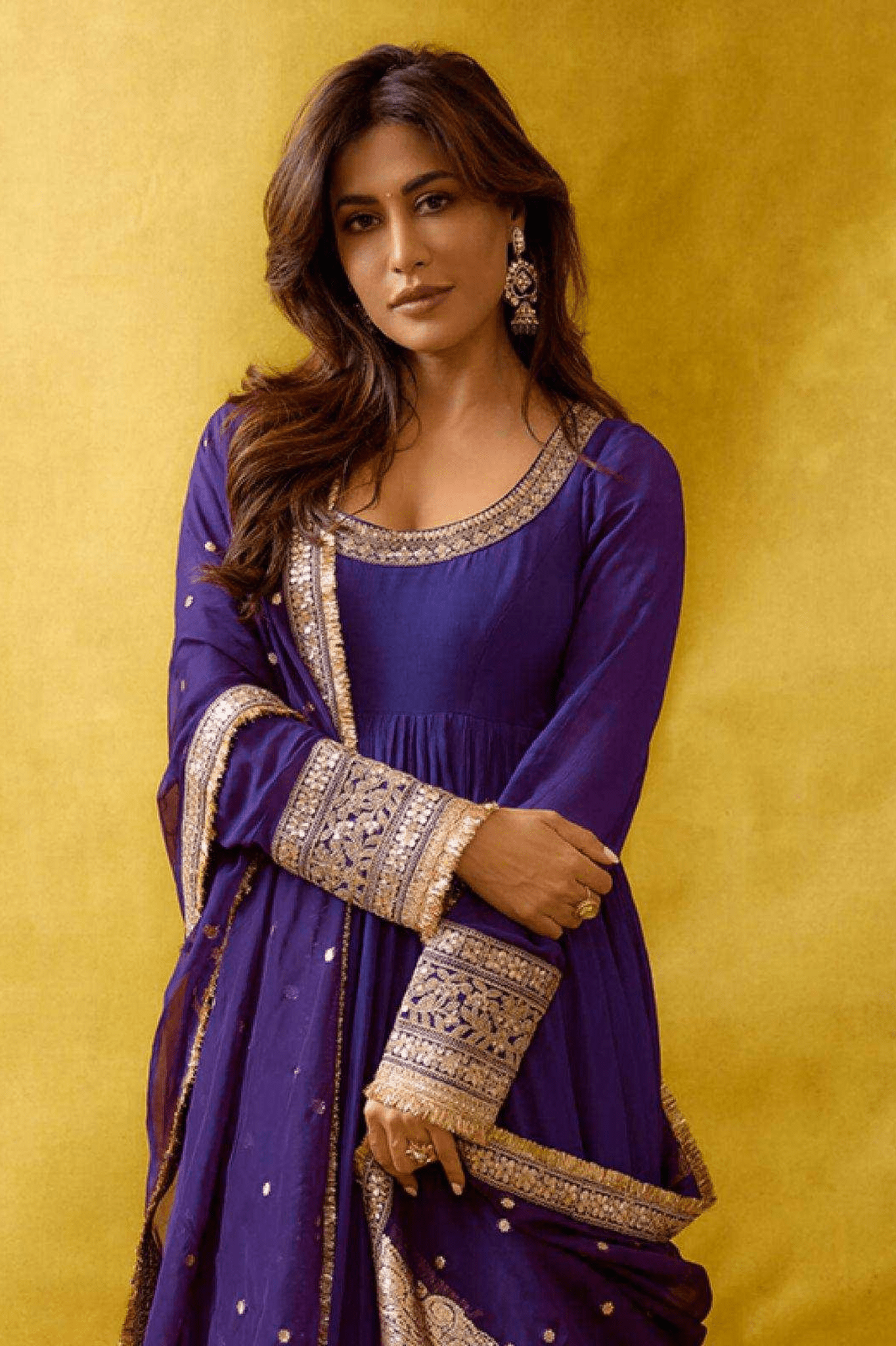 Royal Elegance Georgette Anarkali Gown with Designer Dupatta - kavyo.in