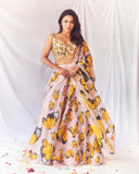Organza Silk Lehenga Set