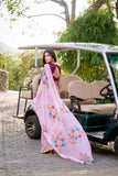 Light Pink Floral Print Saree
