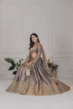 Elegant Grey Heavy Fendy Embroidered Lehenga Set